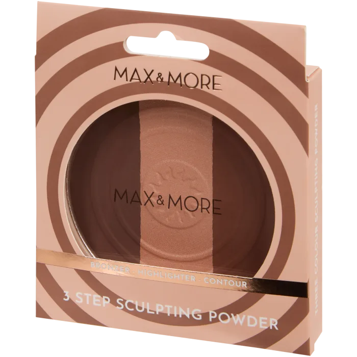 Poudre de contour tricolore Max & More