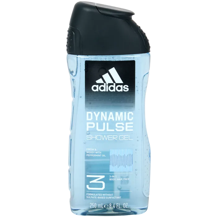 Gel douche 3-en-1 Adidas Dynamic Pulse