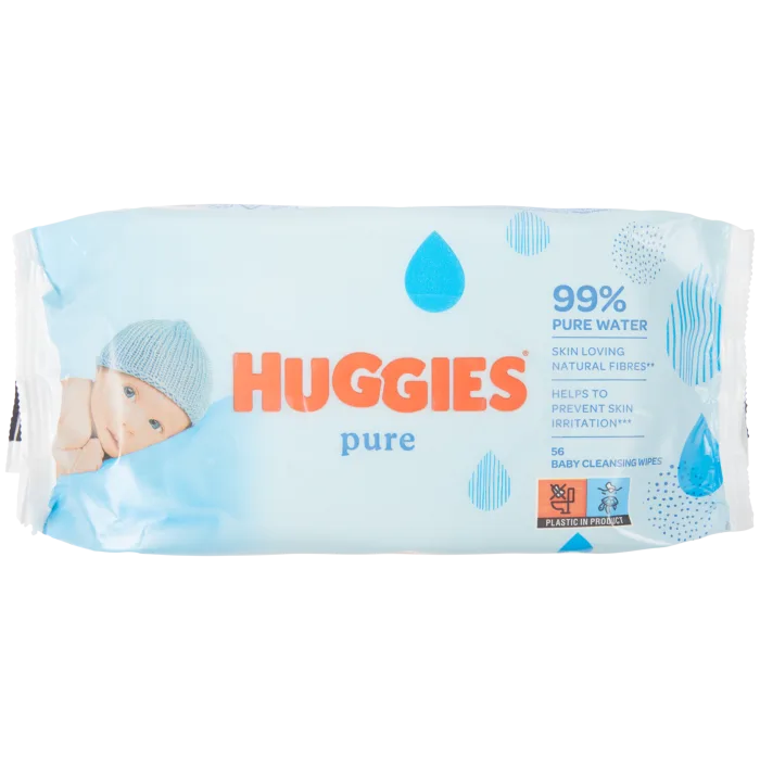 Lingettes pour bébé Huggies Pure