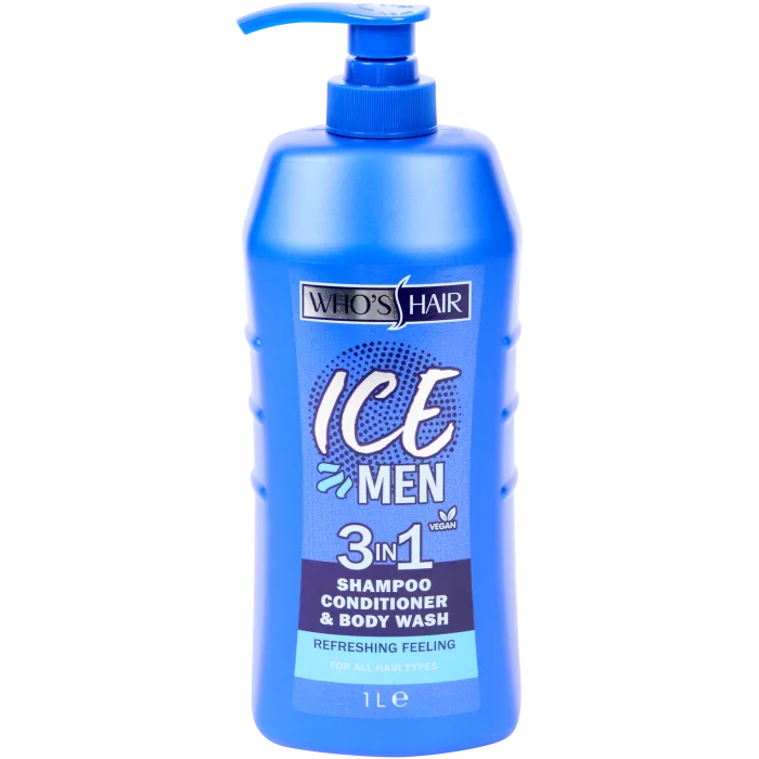 Gel douche Who's Hair Ice Men 3-en-1