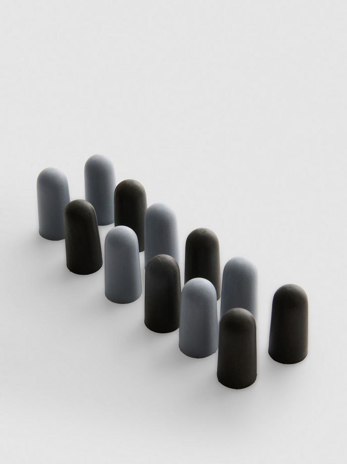 Lot de 6 bouchons d'oreilles en mousse