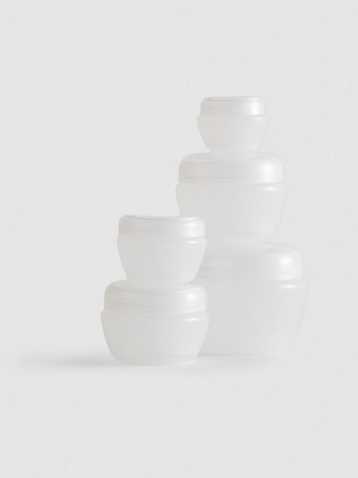 Lot de 5 pots pour cosmétiques de voyage PS...