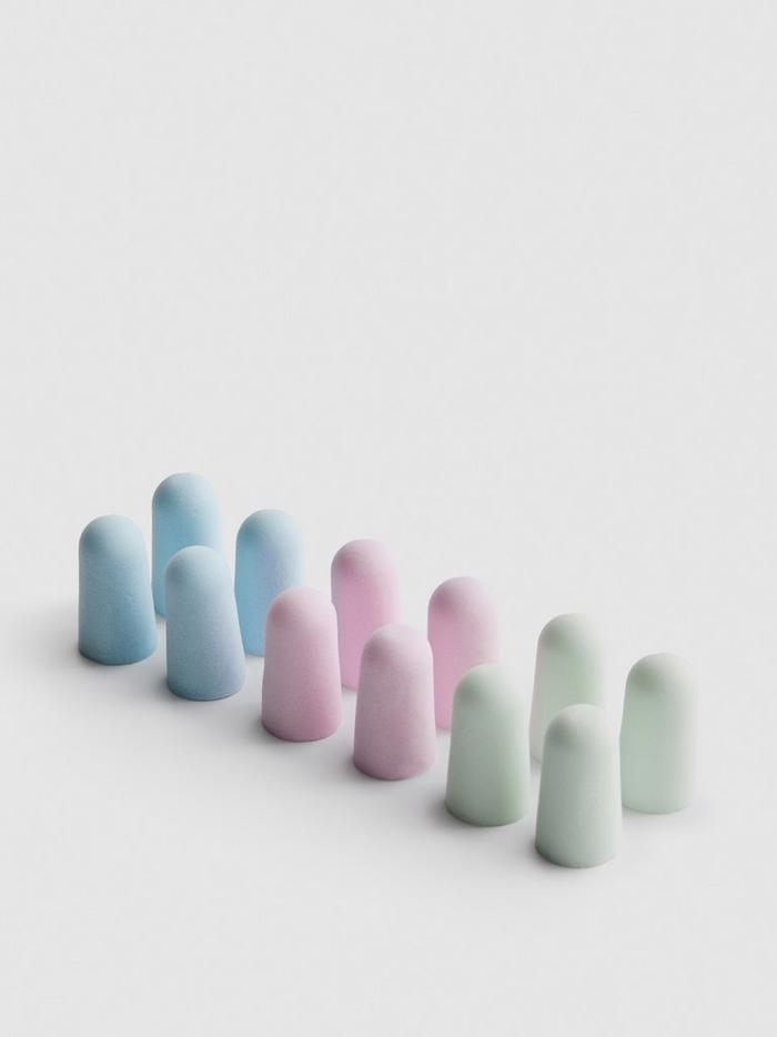 Lot de 6 bouchons d'oreilles en mousse
