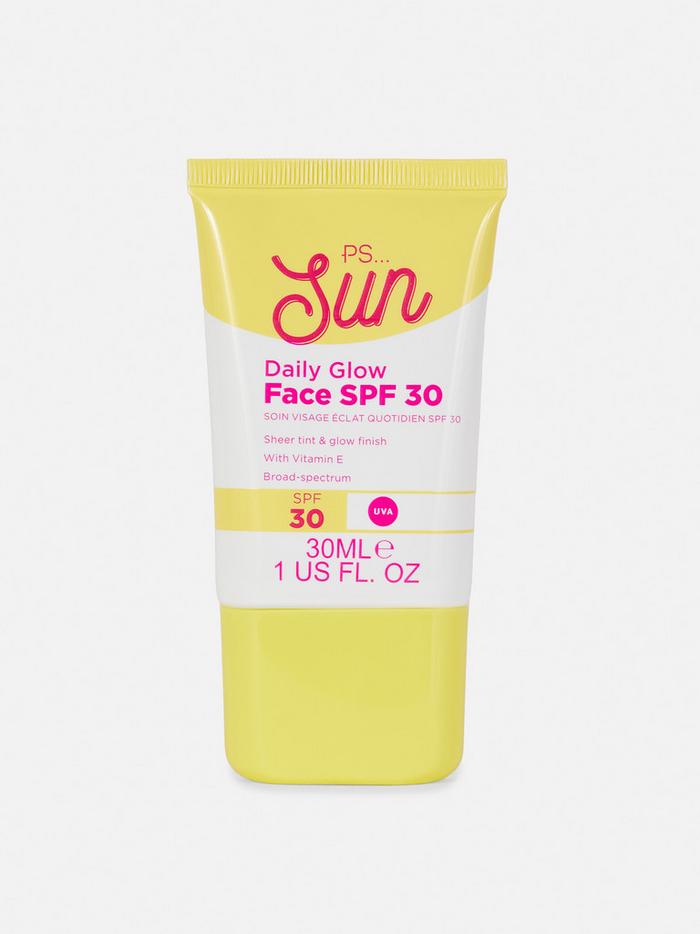 Crème solaire visage teintée SPF 30 PS... Sun