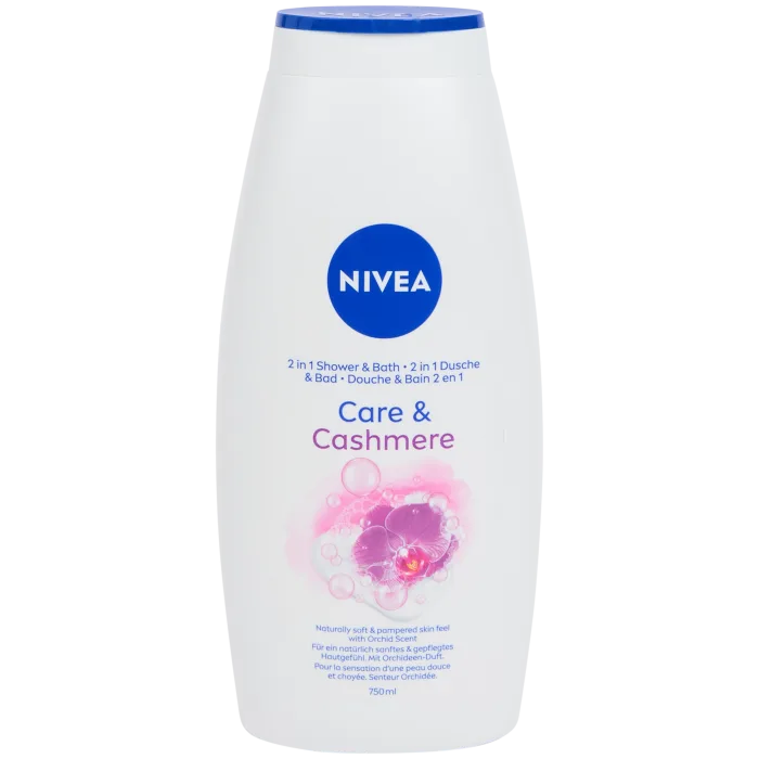 Gel douche et bain Nivea Care & Cashmere