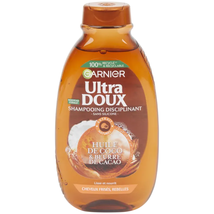 Shampoing Garnier Ultra Doux Huile de coco et beurre de cacao