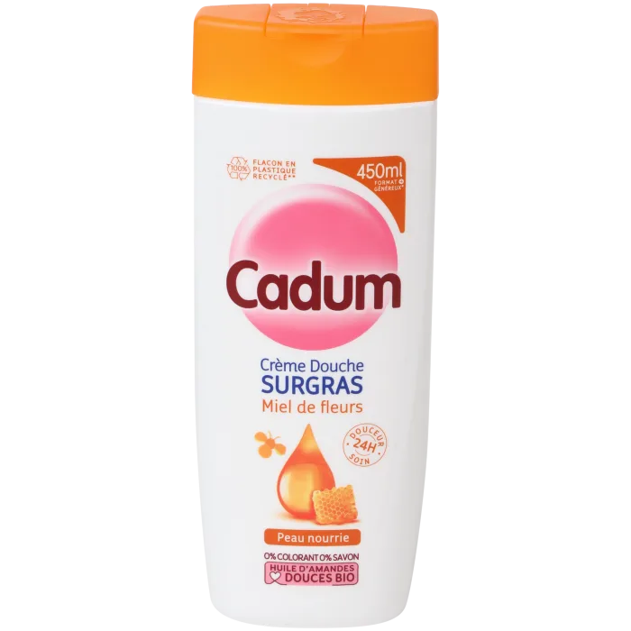 Gel douche Cadum Surgras Miel de Fleurs