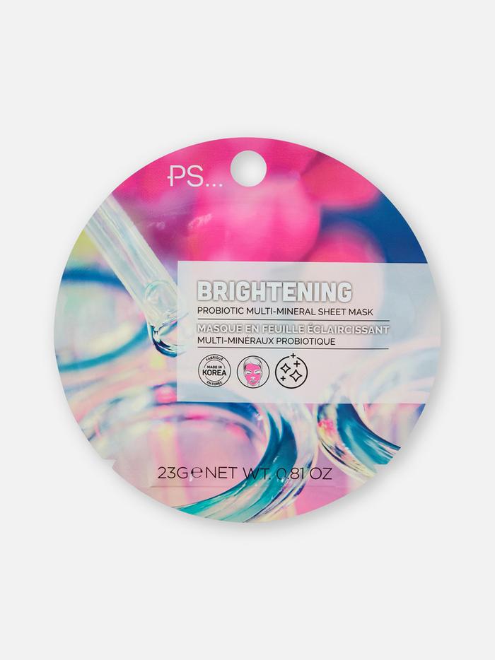 P.S... Masque-tissu probiotique illuminateur