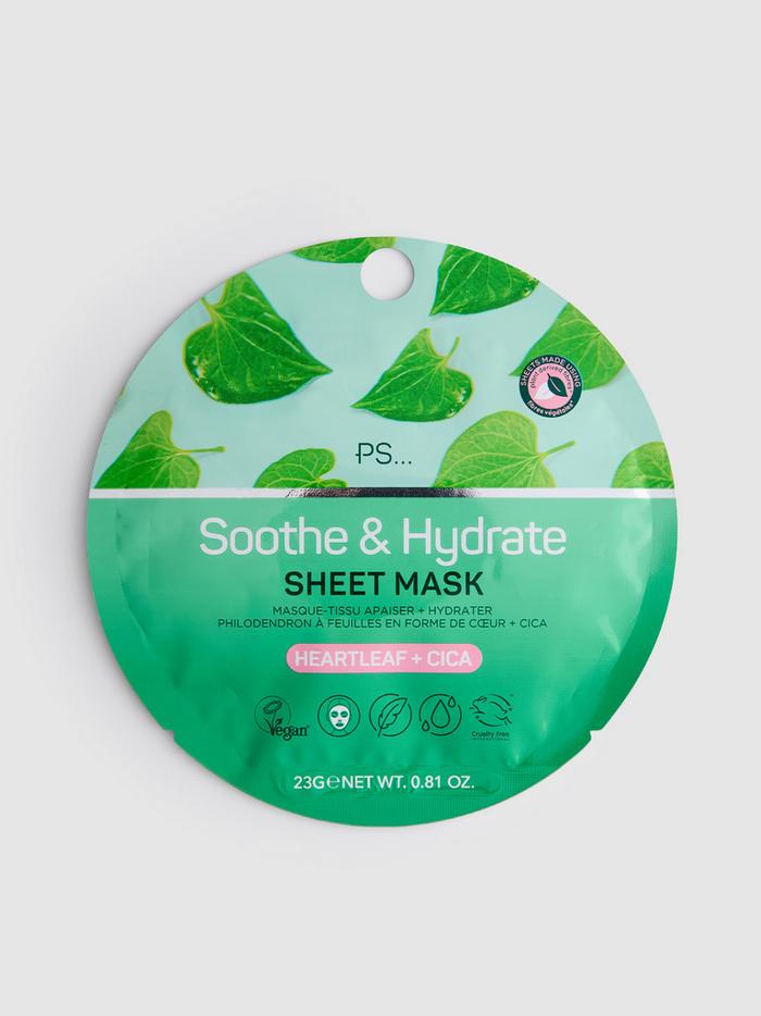 Masque-tissu à la feuille de cœur PS...