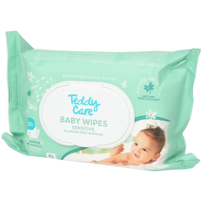 Lingettes pour bébé Teddy Care Sensitive