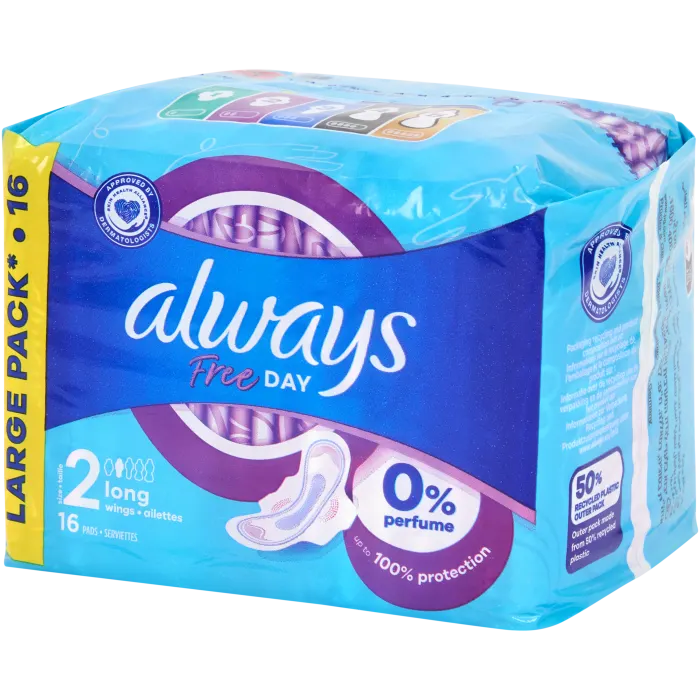 Serviettes hygiéniques Always Free Day