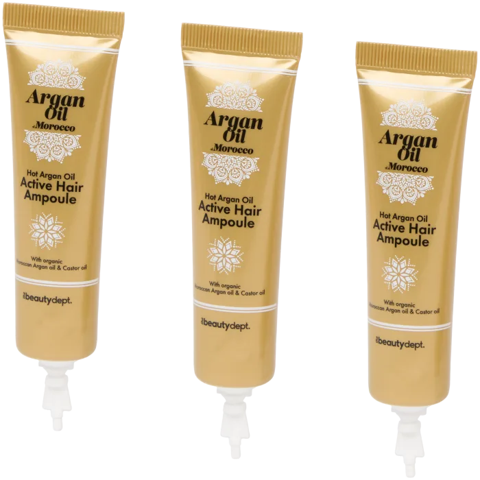 Ampoules capillaires à l'huile d'argan The Beauty Dept.
