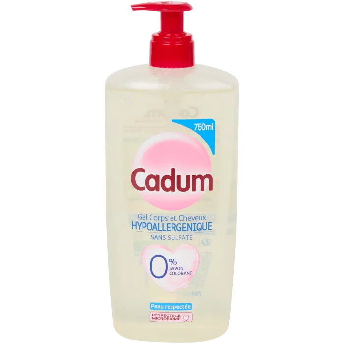 Gel douche hypoallergénique Cadum Sensitive