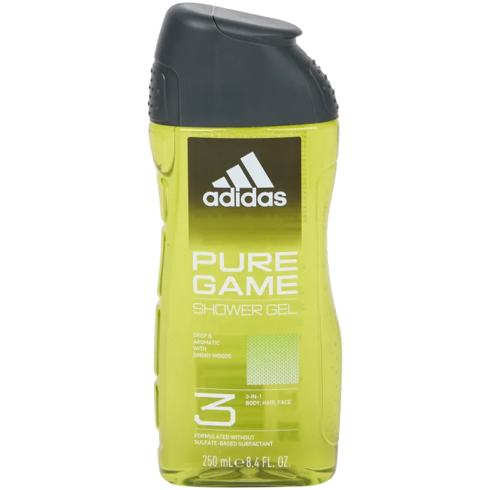 Gel douche 3-en-1 Adidas Pure Game