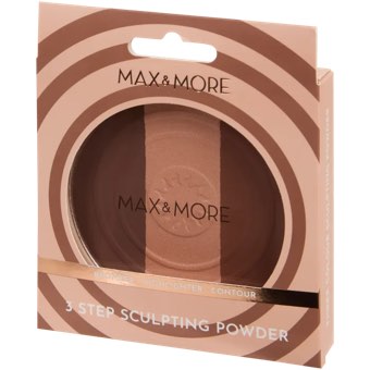 Poudre de contour tricolore Max & More