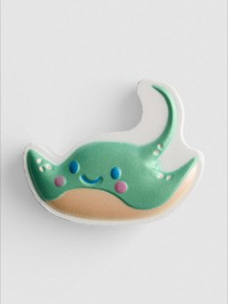 Bombe de bain effervescente raie