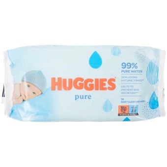 Lingettes pour bébé Huggies Pure