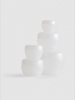 Lot de 5 pots pour cosmétiques de voyage PS...