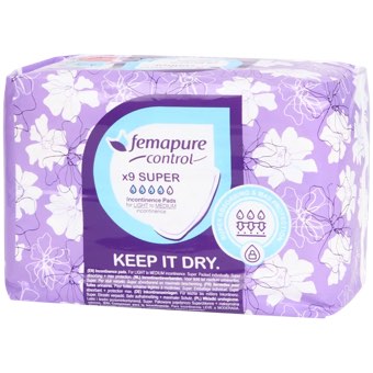 Serviettes pour incontinence Femapure Super