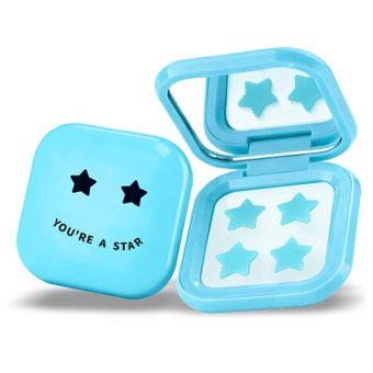 Patchs Anti-Boutons Étoiles Bleus