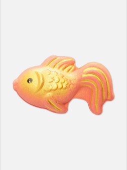 Bombe de bain effervescente poisson rouge