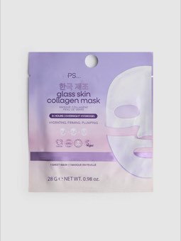Masque-tissu de nuit au collagène PS... K-Beauty