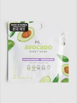 Masque-tissu à avocat PS...