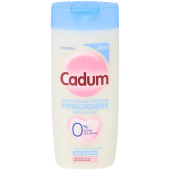 Gel douche hypoallergénique Cadum Sensitive