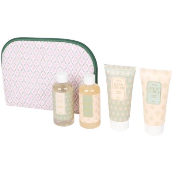 Coffret bien-être avec trousse de toilette