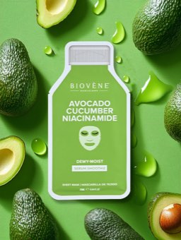 Masque Tissu Avocat et Niacinamide