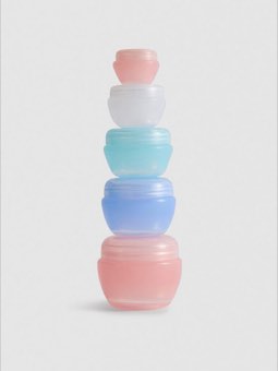Lot de pots de voyage