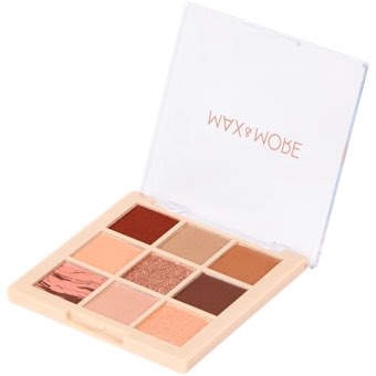 Palette d'ombres à paupières creamy Max & More
