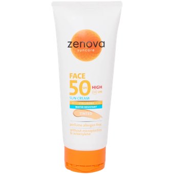 Crème solaire teintée pour visage Zenova