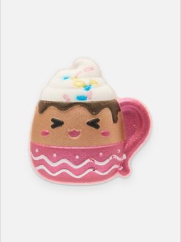Bombe de bain effervescente tasse de chocolat chaud